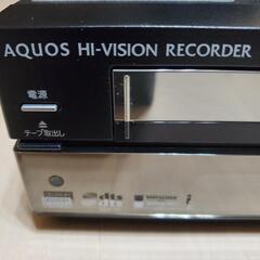【売れなくても値下げ不可】極美品 AQUOS HI-VISION VHS＆DVD RECORDERの画像
