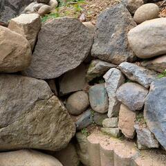 天然石 石垣 岩 いろいろの画像