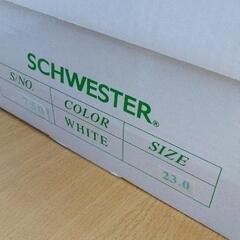 0705-118 日本ヘルスSCHWESTERナースシューズ 23.0cmの画像