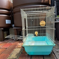 ホーエイ　鳥カゴ　HOEI ブルーの画像