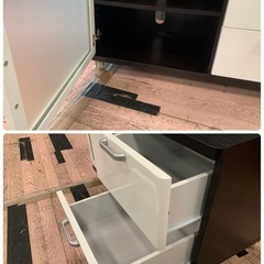 テレビ台　キャスター付の画像