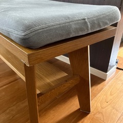unico  ウニコ　コルソ　ベンチ　クッション付きの画像