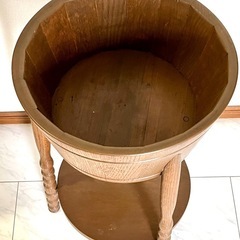 8/3まで　アンティーク　プランツポットスタンド　360×360×635mm  　　の画像