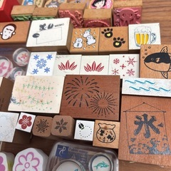 スタンプいっぱいの画像