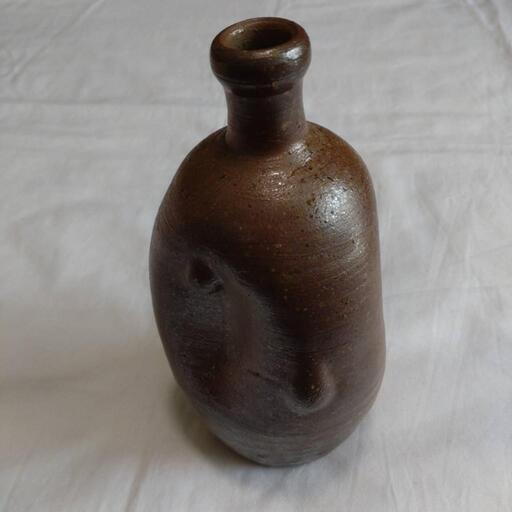 花瓶 備前焼 徳利 天満屋選定品】備前焼 徳利形花入（岡田輝）1650-I-002 - 岡山県備前市