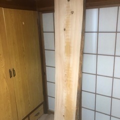 激安 大特価 無垢 ヒノキ 一枚板 長さ209cm 幅37cmの画像