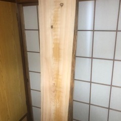 激安 大特価 無垢 ヒノキ 一枚板 長さ209cm 幅37cmの画像