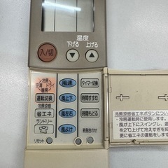 三菱エアコンリモコンの画像