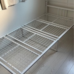 定型文お断り　パイプベッドの画像