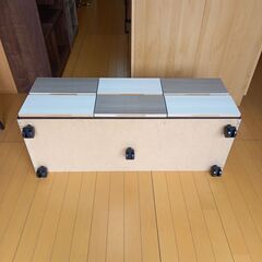 未使用訳あり 幅104.5 奥行39 高さ41.5cm クローゼットチェスト 2段 スライドレール付き タンス 衣類収納 クローゼット 洋服ダンス 引出の画像