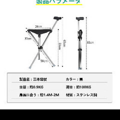 ステッキチェア　万博に便利の画像