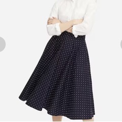 UNIQLOのドット柄スカートです☺️の画像