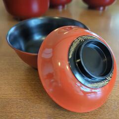 【値下げ】漆器一式（汁椀8個、中皿5枚、小皿5枚）の画像