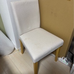 汚れあり　ダイニングチェア2脚の画像