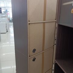 ★リユースのサカイ日立店★HJ7003  レンジボード ダークブラウン H178×D38×W60 クリーニング済み の画像
