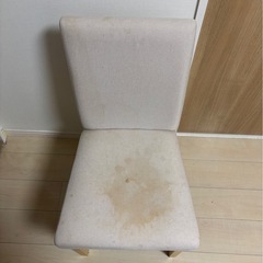 汚れあり　ダイニングチェア2脚の画像