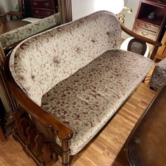 オールドカリモク　ダイニングセットの画像