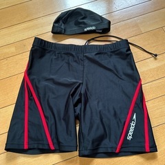 スピード水泳パンツ&水泳帽の画像