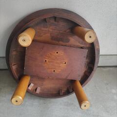 【中古】　座卓　(ちゃぶ台) JCT-M 80ちゃぶ台 80幅 丸型 座卓 センターテーブル リビング