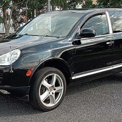 ★予備車検付★ポルシェ カイエン★黒革シート★20インチ純正アルミ★カロッツェリアナビ★フルセグTV★ETC他の画像