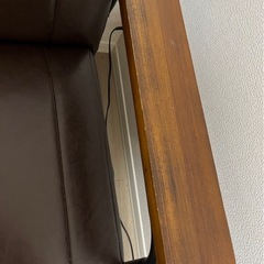 傷・汚れに強い合成皮革 2人用ソファ(Nシールド)の画像