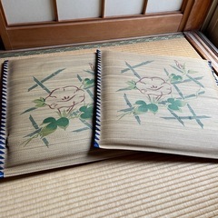 い草座布団2枚の画像