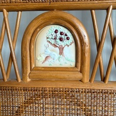 【中古品】ラタン　ついたて　の画像