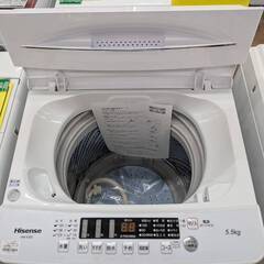 【ジャングルイズミヤ広陵店】洗濯機 ハイセンス HW-K55E 2024年製の画像