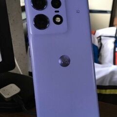 motorola edge 50s pro　3ヶ月使用　プリュクスラベンダーの画像