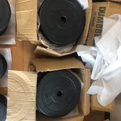 ダンベル 30kg 2個セットプレート 60kg 　の画像