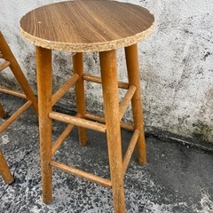 １脚¥2,000‼️木製ハイスツール椅子バーカウンターチェアハイスツール  🍉プロフ必読の画像