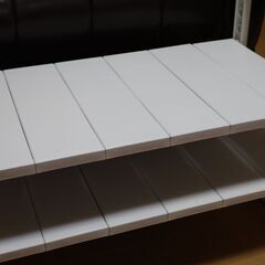 ニトリ NITORI シンク下収納 伸縮ラック(イータ 奥行30cm ホワイト) 8987839の画像