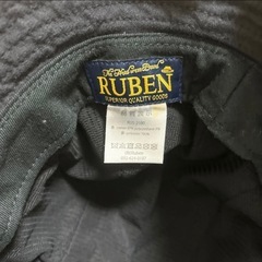 RUBEN バケットハット 帽子 ブラックの画像