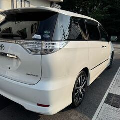 自社ローン！ 保証会社なし！保証手数料なし！ＧＰＳなし！ 京都近府県　エスティマ　アエラスプレミアムエディション　２．４の画像