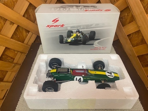 【愛品館江戸川店】スパークグラハム·ヒル ロータス33 BRM＃14 モナコGP 1967 2位1:43 ID:113-049998-007