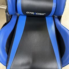 【ジャングルジャングル滋賀草津店】来店特価!!　ｹﾞｰﾐﾝｸﾞﾁｪｱ　GTRACING　ﾌﾞﾗｯｸ×ﾌﾞﾙｰ 　J-250730の画像