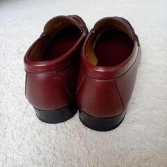 HARUTA/ローファー/ブラウン24.5cm/美品の画像