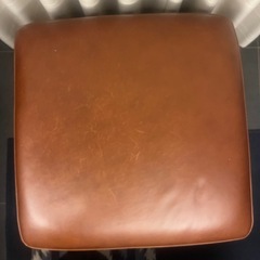 【大塚家具】 ソファー　オットマン 革 美品の画像