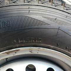 鉄チンタイヤホイールセットの画像