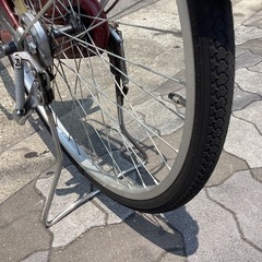 ♪ジモティー特価♪自動点灯オートライト・シマノ製ローラーブレーキ付き乗り降りがしやすい２６型軽快車の画像