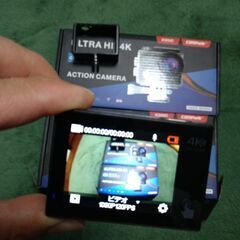 【中古】CAMPAK ULTRA HD 4K アクションカメラ – 防水仕様！の画像