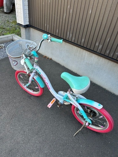 子供用自転車女の子 (fuku) 環状通東の自転車の中古あげます