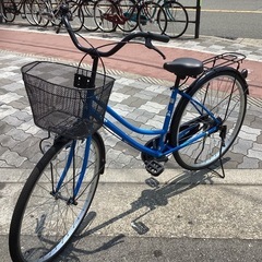 ♪ジモティー特価♪少し大きめ２７型ファミリーサイクル　中古自転車の画像