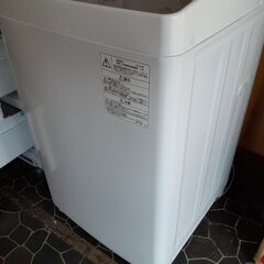 東芝全自動洗濯機5㎏　2019年製　NO.102の画像