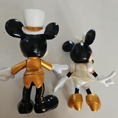 ミッキー&ミニー　フィギュアの画像