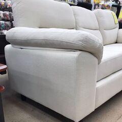 【ジャングルジャングル岩出店】【A733】二人がけソファ ホワイト 中古 家具 和歌山 岩出市 紀の川市 海南市の画像
