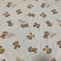 【美品】クマ柄 シーツ ポリエステル100%の画像