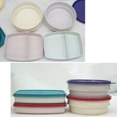 使用感少なめ タッパーウェア 保存容器 16点セット　中・小　フタ（シール）付き/未使用品もあり ☆ PayPay(ペイペイ)決済可能 ☆ 札幌市 豊平区 平岸 平岸店の画像