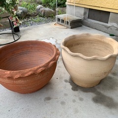 （決まりました）素焼きの植木鉢