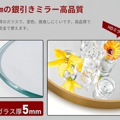 全身鏡 姿見 ミラー スタンドミラー 壁掛け 立て掛け 160x50cmの画像